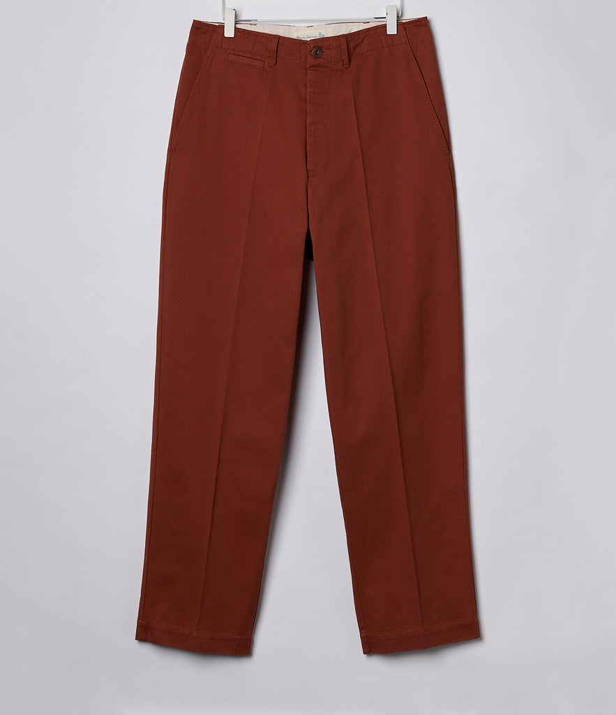 chino relaxed fit [chestnut]