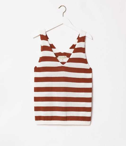 WOMEN´S GESTRICKTES TOP | RELAXED FIT [whtcaramel]