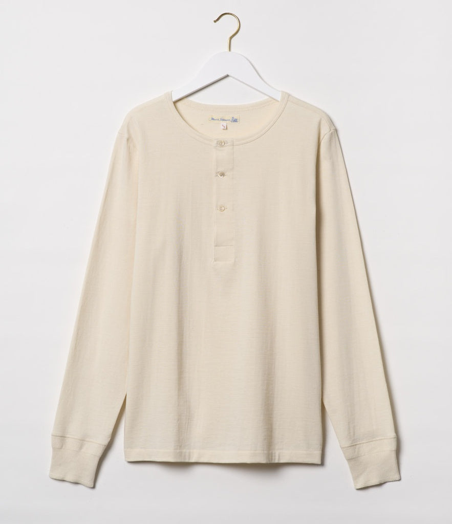 [206.02] HENLEY L/S LOOPWHEELED [nature]