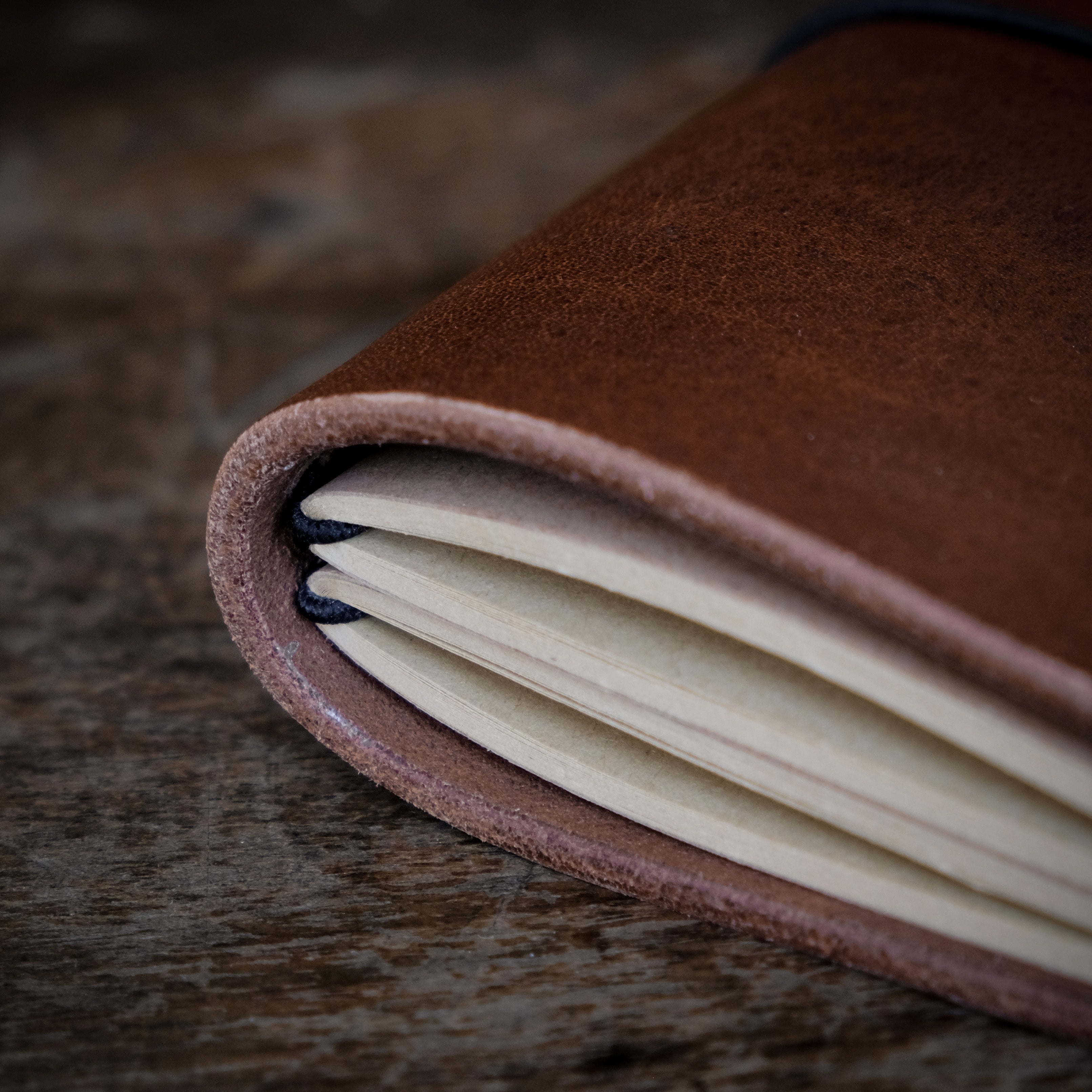 FRIEDA | Ledernotizbuch cognac (B6*)