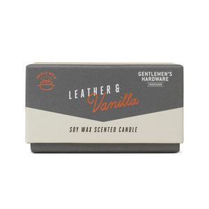 leathervanille candle 7oz [NO587]